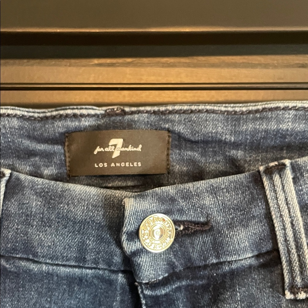 7 For All Mankind Dark Blue Denim Jeans